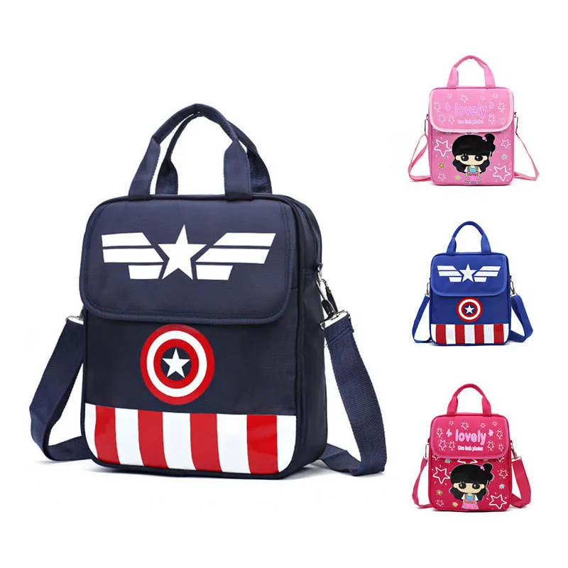Captain America Child School Bag Cartoon backpacks/kids kindergarten