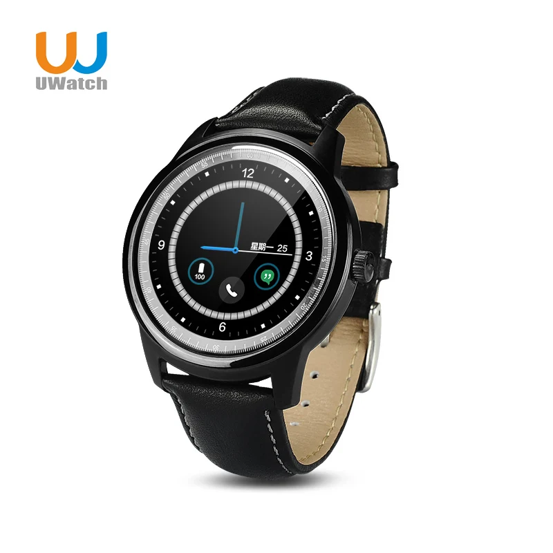 UWatch New Smart Watches DM360 upgrade DM365 Bluetooth 4 0 MTK2502 IP67 Round Waterproof IOS Android