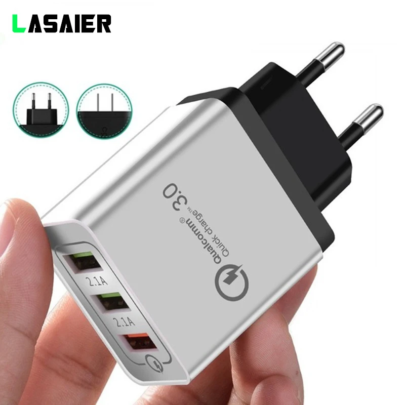 سريع تهمة 3.0 شاحن يو اس بي 5 V 2.4A QC3.0 سريع كابل شحن USB جدار شاحن آيفون سامسونج Xiaomi الهاتف المحمول شاحن سريع تهمة 3.0 شاحن يو اس بي 5 V 2.4A QC3.0 سريع كابل شحن USB جدار شاحن آيفون سامسونج Xiaomi الهاتف المحمول شاحن