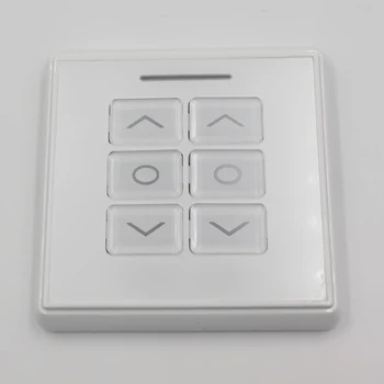 

Zemismart 2-Channels RF433 Wireless Remote Switch for Curtain Motor Switch with Up / Down / Stop Key Compatible with Broadlink