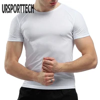 Quick Dry Compression T Shirt Men Summer Short Sleeve T-Shirts Running Shirt Fitness Tight Tennis Soccer Jersey Gym Sportswear