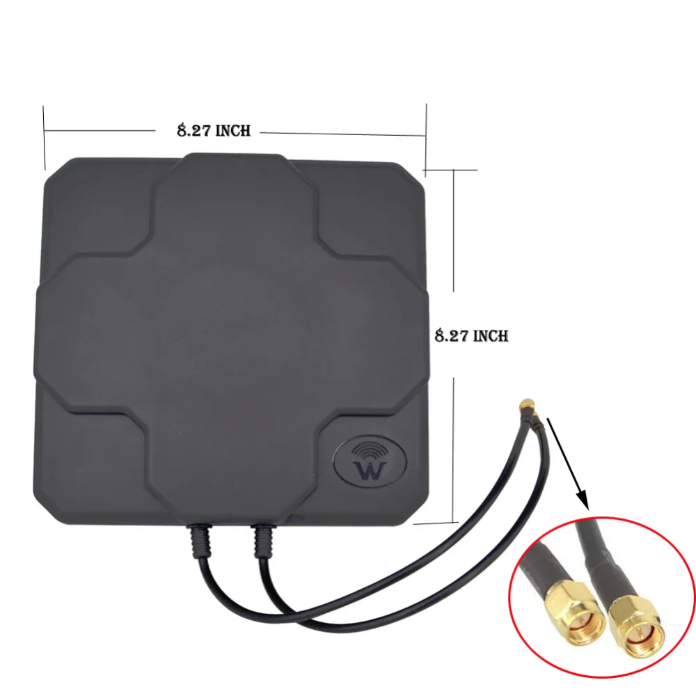 4G Antenna Outdoor Panel 18dbi High Gain 698-2690MHz 4G LTE Aerial Directional MIMO External Antenne For Wireless Router