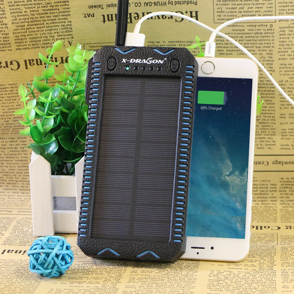 X-DRAGON Portable Solar Phone Chargers 15000mAh Solar Power Bank Charge for iPhone iPad Samsung Sony LG HTC Huawei Xiaomi etc. X-DRAGON Portable Solar Phone Chargers 15000mAh Solar Power Bank Charge for iPhone iPad Samsung Sony LG HTC Huawei Xiaomi etc.