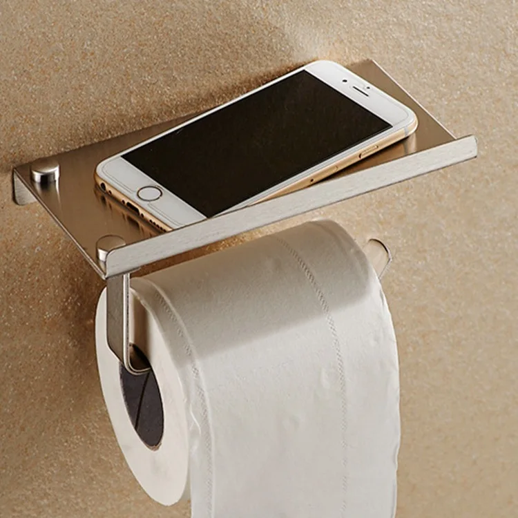 Stainless Steel Bathroom Paper Holder Phone Wall Mounted Tissue Stainless Steel Bathroom Paper Holder Phone Wall Mounted Tissue Roller Chrome Polish Toilet With In Holders From Home