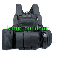 600D ruggidized Оксфорд многоцелевой наружный страйкбол военный жилет с облегченной модульной системой переноски снаряжения, личный защитный тактический жилет военный