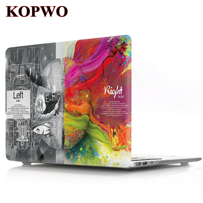 

KOPWO Idea Series Notebook Replace Cover Laptop Hard Case for Apple Macbook New Air Pro 11 12 13.3 15.4 Inch for A1286 A1989