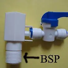 1/" трубки Быстрый Пластик RO поток воды Подключение адаптера KitConnect шаровой клапан