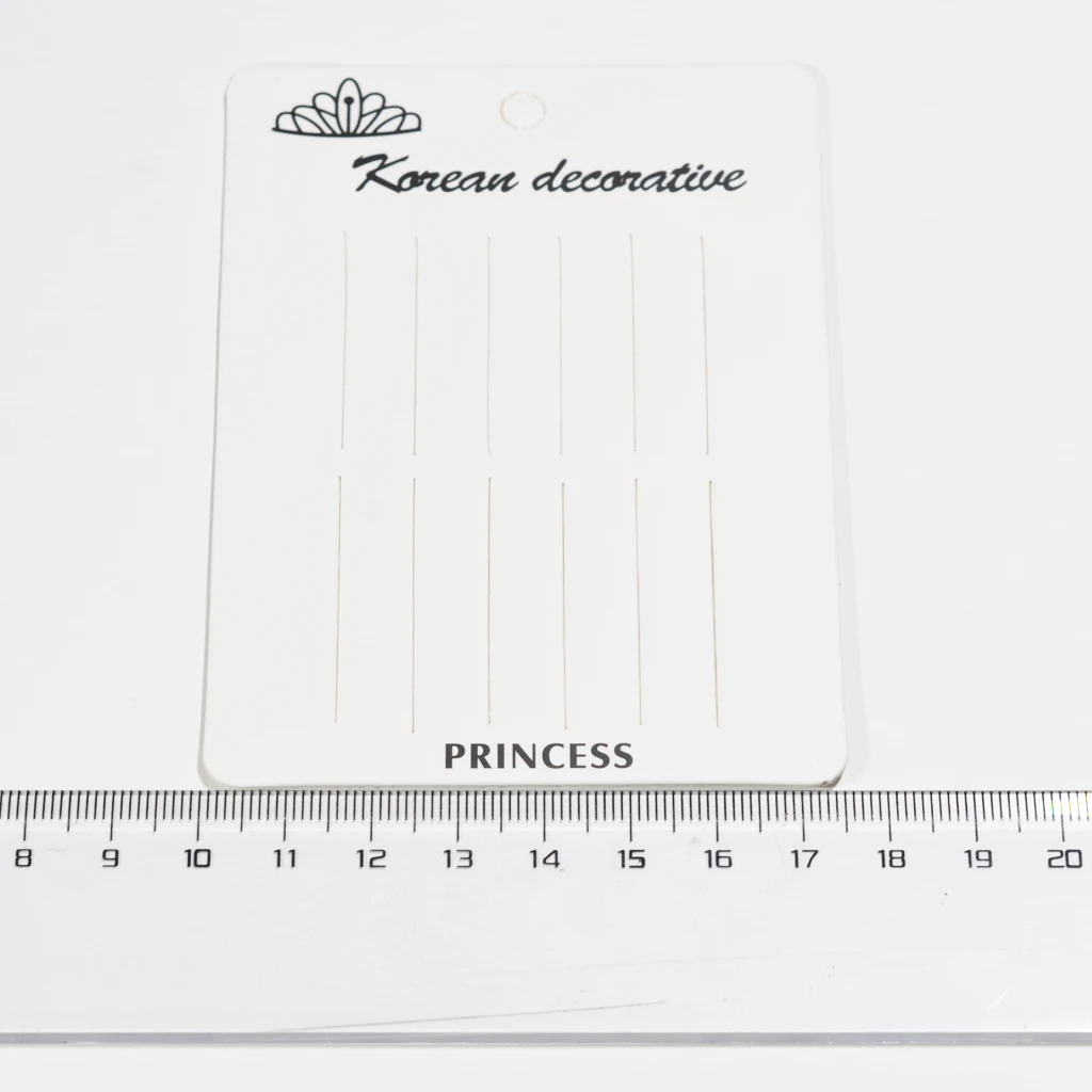20pcs Hair Clip Card Paper Jewelry Display Cards Paper Cardboard Hair Accessory Cards Blank Hairpin Hair Band Packaging Cards