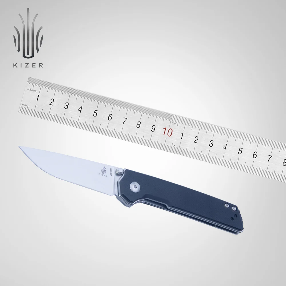 Складной нож Kizer, мини-нож domin mini V3516 G10, маленький нож с ручкой, высокое качество, для выживания, для повседневного использования, ручные инструменты - Цвет: V3516N1