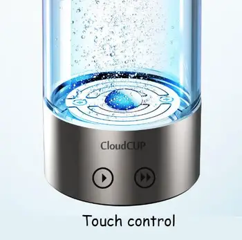 

USB Portable Hydrogen Generator Ionizer For Pure H2 Rich Hydrogen Water Bottle Electrolysis Hidrogen 480ML Drink Hydrogen Water