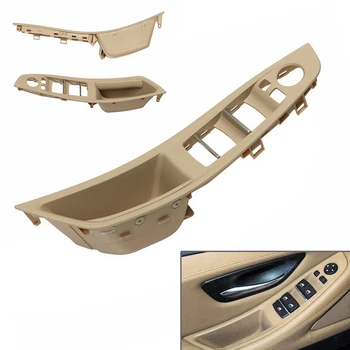 

Beige Car Inner Window Switch Door Panel Armrest Handle For BMW F10 5 Series 2010-2016 51417225875 Window Switch Door Handle