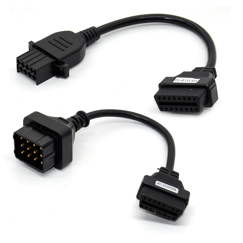 Горячая Распродажа кабели для грузовиков Pro OBD2 OBDII Автомобильный Кабель