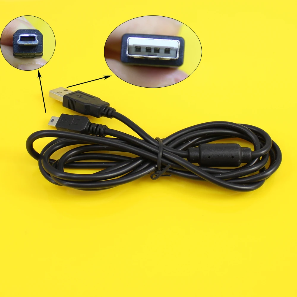 

JCD 1.8m USB Power Charger Wire Charging Cable Cord For Sony For Playstation 3 For PS3 Controller Accessories Black