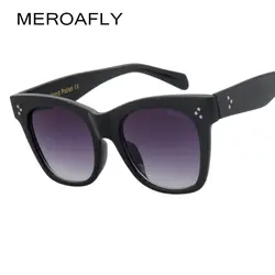 MEROAFLY дамы ретро очки заклепки Для женщин модный бренд Дизайн Винтаж солнцезащитные очки для женщин стильные очки UV400