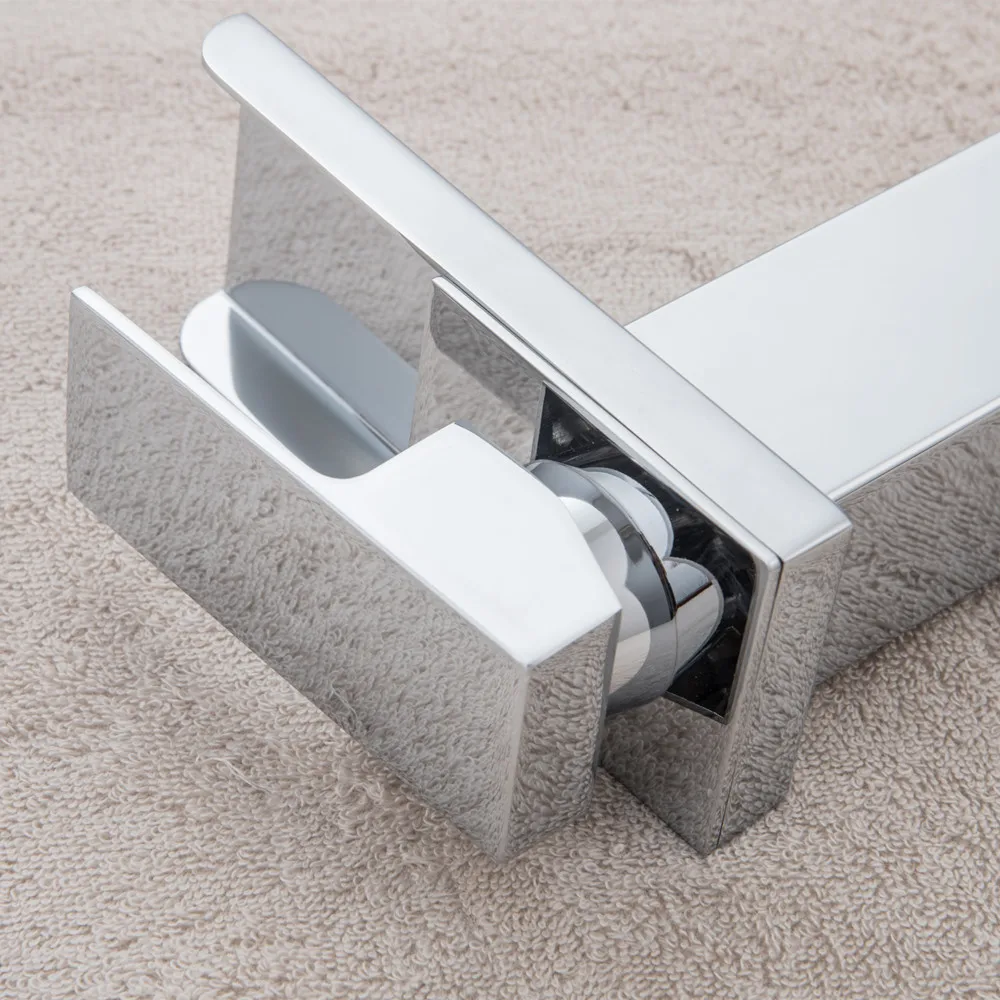 Newly Bathroom Basin Sink Faucet Waterfall Handle Single Hole Mixer Tap Deck Mounted Basin Faucet Torneira Cozinha Mci22