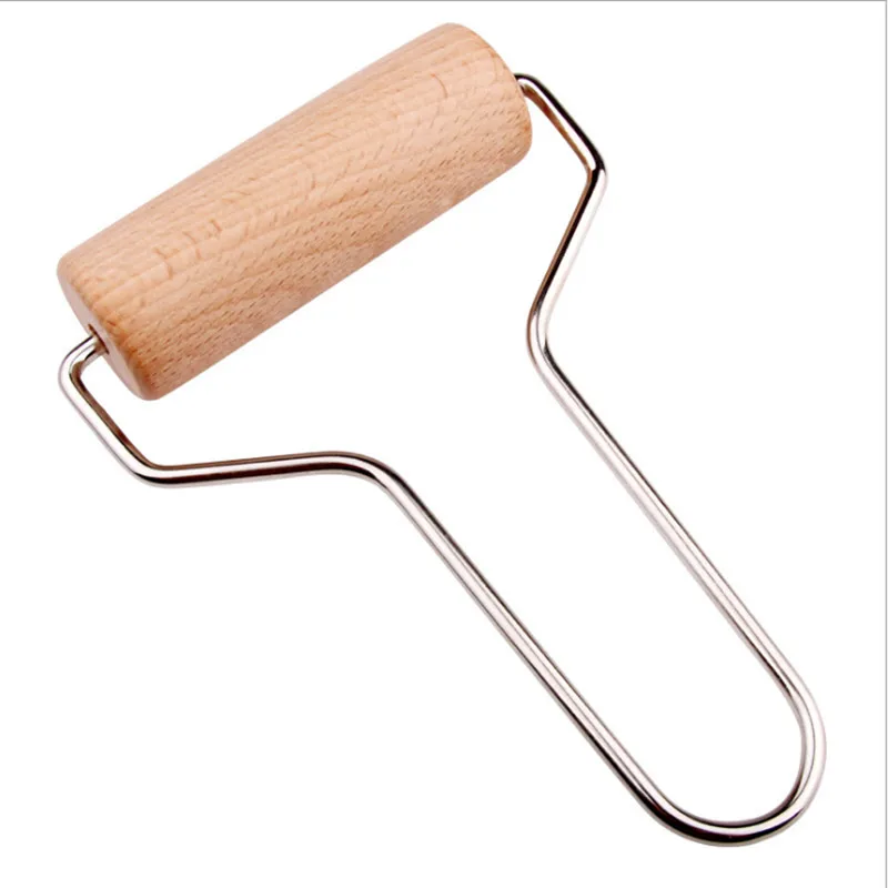 

1Pcs Wood Sculpey Roller Ceramics Tools Pin Stamping Brayer Polymer Clay For Fimo Rolling Tool Kitchen Tool Press Machine