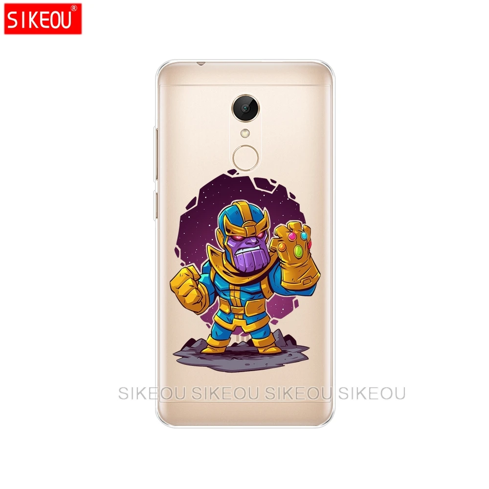 Silicone Cover phone Case for Xiaomi redmi 5 4 1 1s 2 3 3s pro PLUS redmi note 4 4X 4A 5A The Avengers cartoon super hero