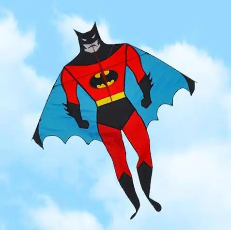   bat man kite string reel string reel kites for children ripstop nylon fabric weifang spinner toy bag