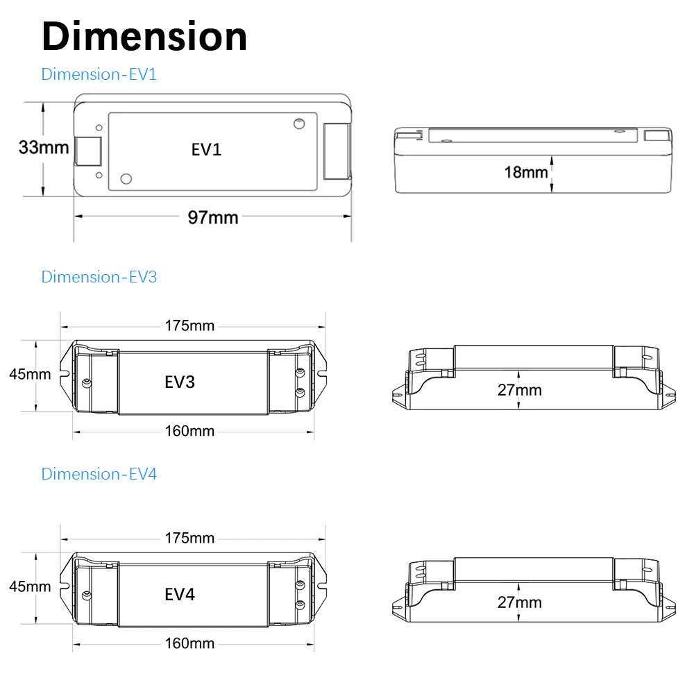 DC5-36V EV1 EV3 EV4 постоянного Напряжение Мощность усилитель светодиодный повторитель мощности с ШИМ для Светодиодный 1CH 3CH 4CH Светодиодная лента LED освещение лампы противотуманных фар