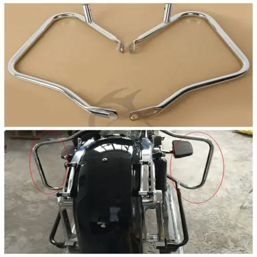Saddle Bags Guard Bracket For Harley Touring Street Road Electra Glide Ultra Classic 2014-2018