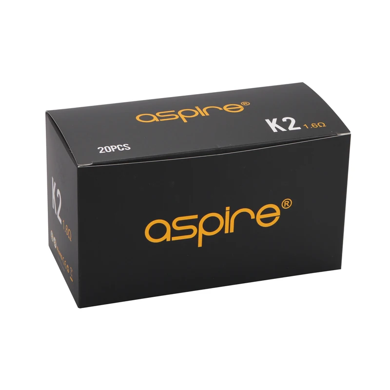 Original Aspire K2 Tank 1.8ml with Organic Cotton Coil Head Atomizer For Electronic Cigarette Aspire K2 MOD Battery Kit BVC Tank A1 Coil 01