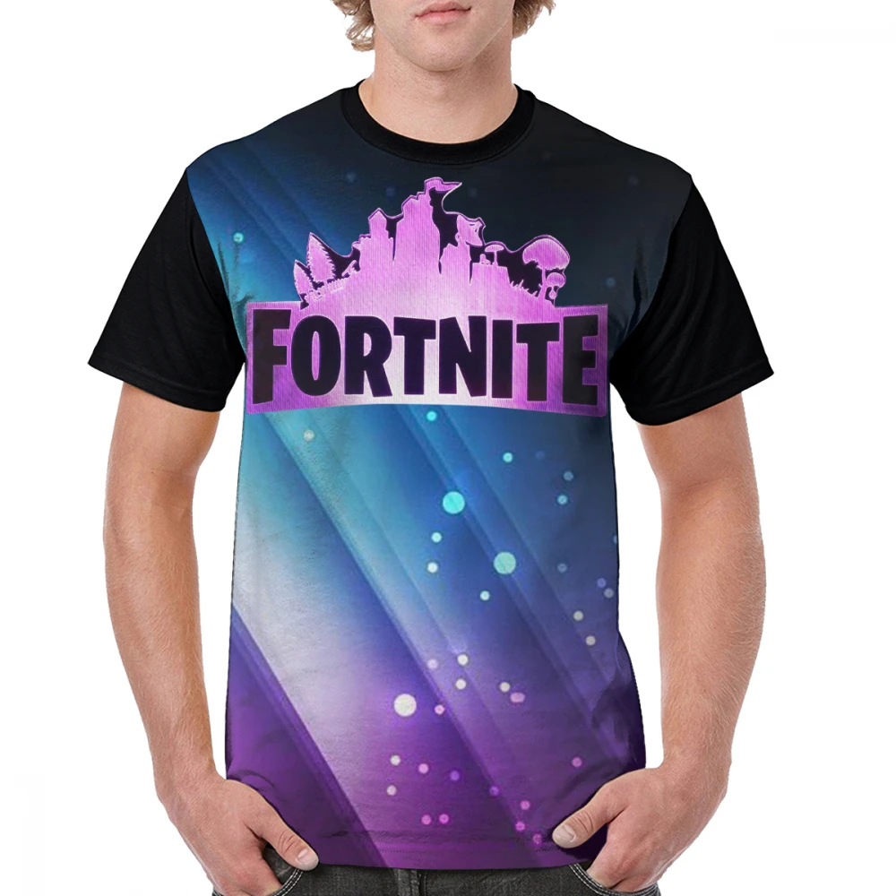 Мужская футболка с логотипом Fortnite 3D на заказ новинка хлопковая для мальчиков
