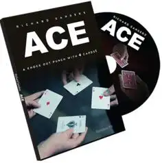 Бесплатная доставка ACE (карты и DVD) Ричард Сандерс-карточные фокусы, крупным планом магия, metalism, иллюзия, реквизит