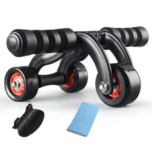 Home Sports Abdominal Roller Coaster Body Arm Waist Gym AB Exercise Power Push up Muscle Trainer Three Wheel Fitness Equipment Home Sports Abdominal Roller Coaster Body Arm Waist Gym AB Exercise Power Push up Muscle Trainer Three Wheel Fitness Equipment