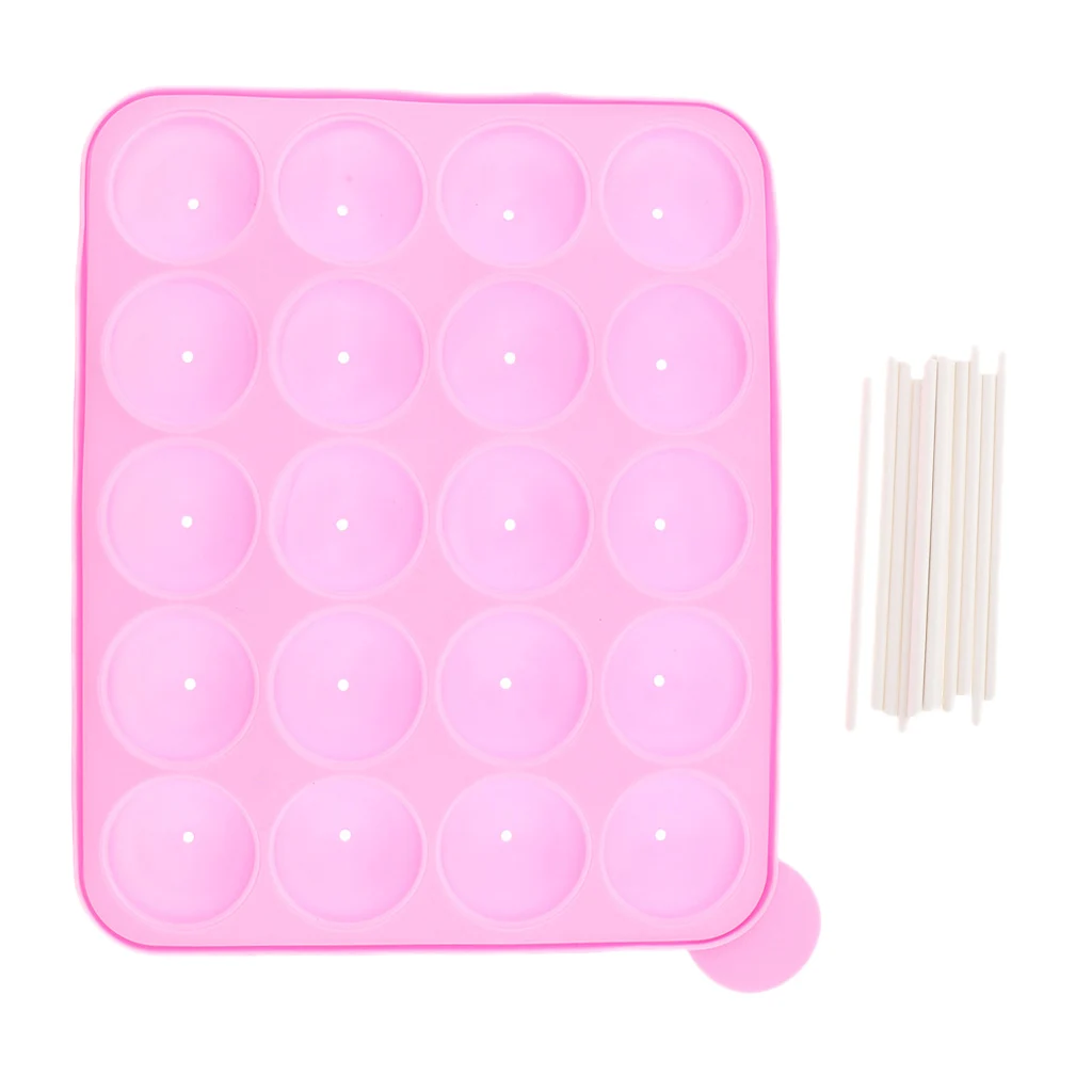 DIY Hemisphere Silicone Lollypop Mold Fondant Cake Decor Wedding Chocolate Sugar Mold Home Kitchen Molding Shaping Tools