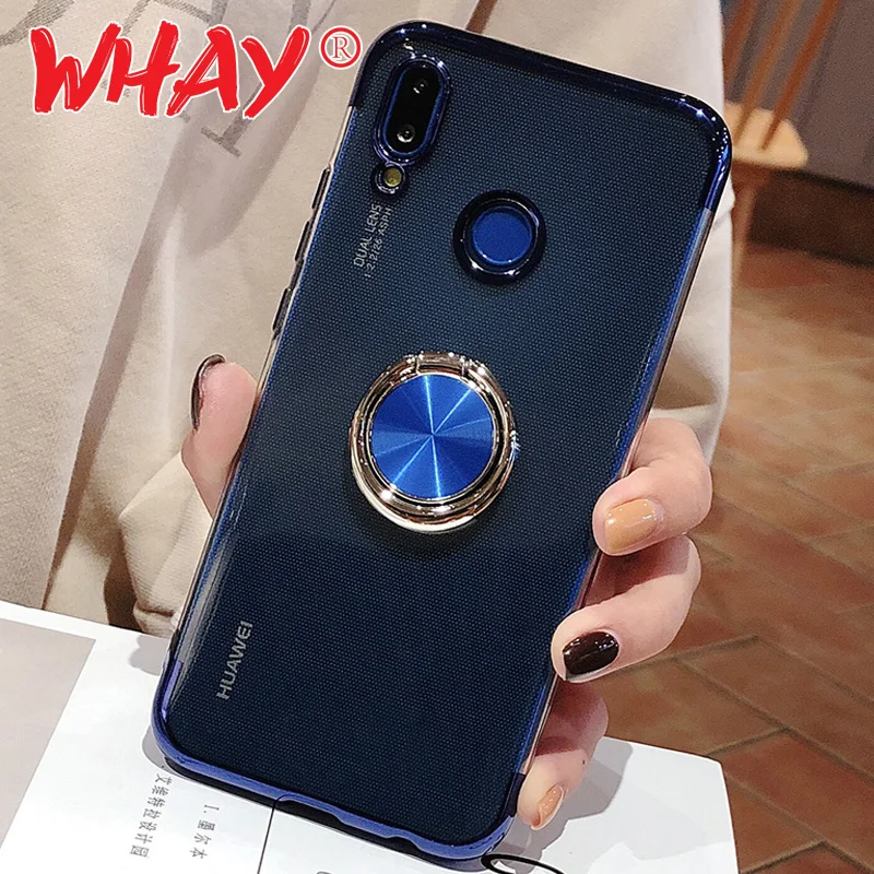 Мягкий чехол для huawei P20 Lite 2019 P30 Pro Nova 5i Ring Stand Phone Cover Honor 20 mate 10 4 3i Y9 Case |