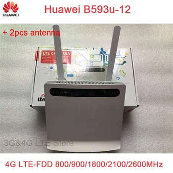 

(+2pcs 4G antenna )Original Huawei B593 B593U-12 100Mbps 4G LTE FDD CPE