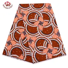 Настоящий высококачественный голландский полиэстер Фиолетовый Анкара бинта настоящий воск 6 ярдов ткань для вечерние платья FP6149