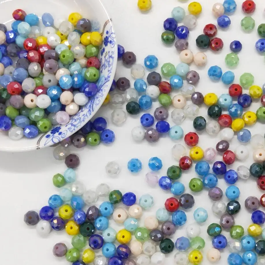 

Free shipping 2,3,4,6,8mm mixed color crystal beads Cut Faceted Round Glass Beads,bracelet necklace Jewelry Making DIY