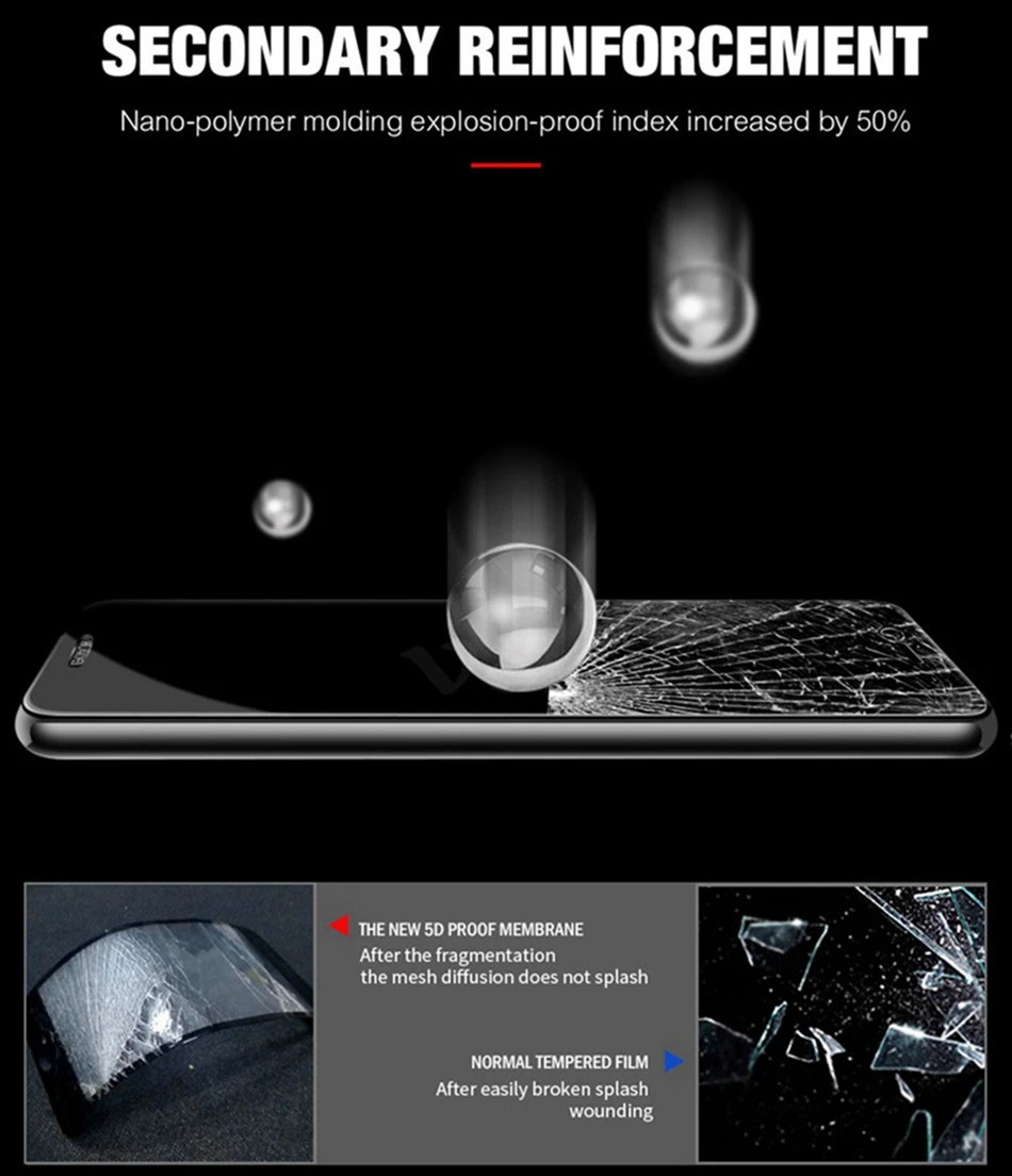 Tempered Glass for Huawei Mate 20 Lite Full Cover Screen Protector for Huawei P10 P20 Lite Mate 10 Lite Screen Protective Glass  (3)