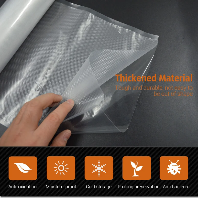 TINTON LIFE 25*500cm Vacuum Bags for Vacuum Sealer Machine images - 6