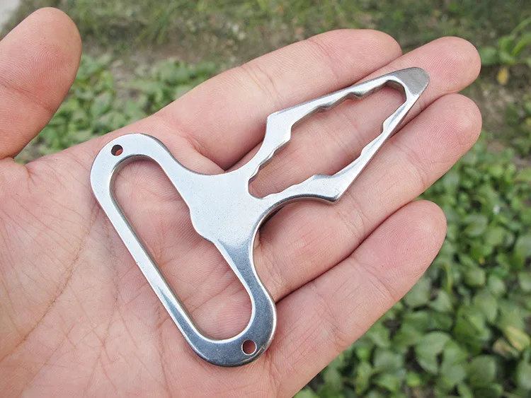 

10PCS Self Defense Supplies Protection Tool Weapons Personal Self Defence Stainless Steel Bottle Opener Combination Wrench