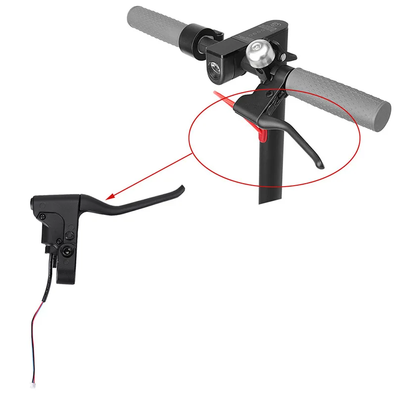 

Scooter Handle Parts Brake Lever Handle for Xiaomi Mijia M365 Long-lasting Reliable Aluminum Easy Installation Scooter Brake Rod