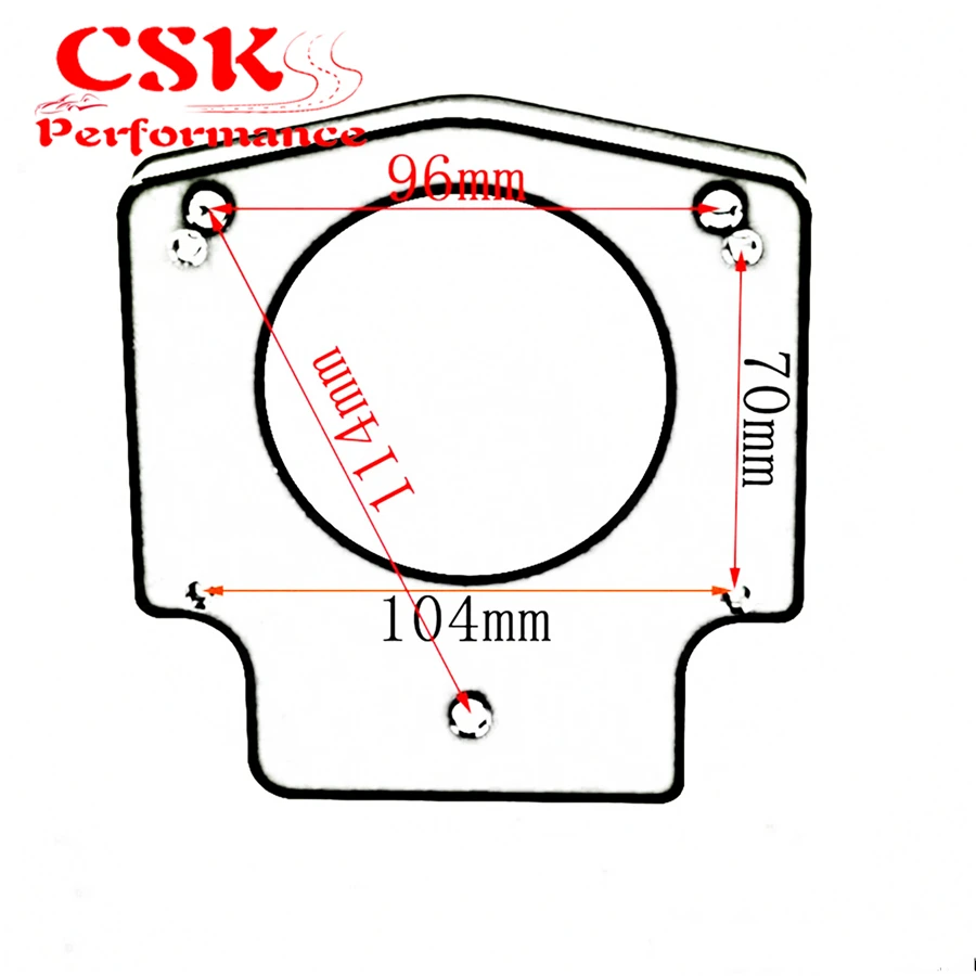 Для 92 мм дроссельной заслонки подходит для G M Gen III LS1 LS2 LS6 LSX LS4 коллектор адаптер пластина BK