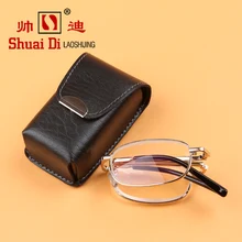 Leesbril Occhiali Da Lettura очки Брендовые высококачественные модные мужские и женские высокой четкости портативные складные Анти-усталость