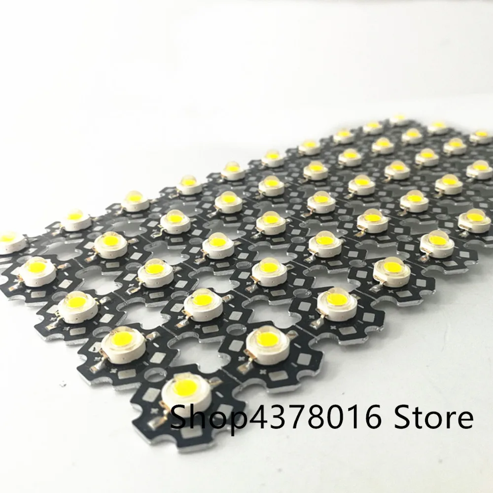 

5pcs 10pcs 20pcs 50pcs 100pcs 1w 3w high power Warm White 3000-3500k LED Bulb Light Lamp With 20mm star pcb