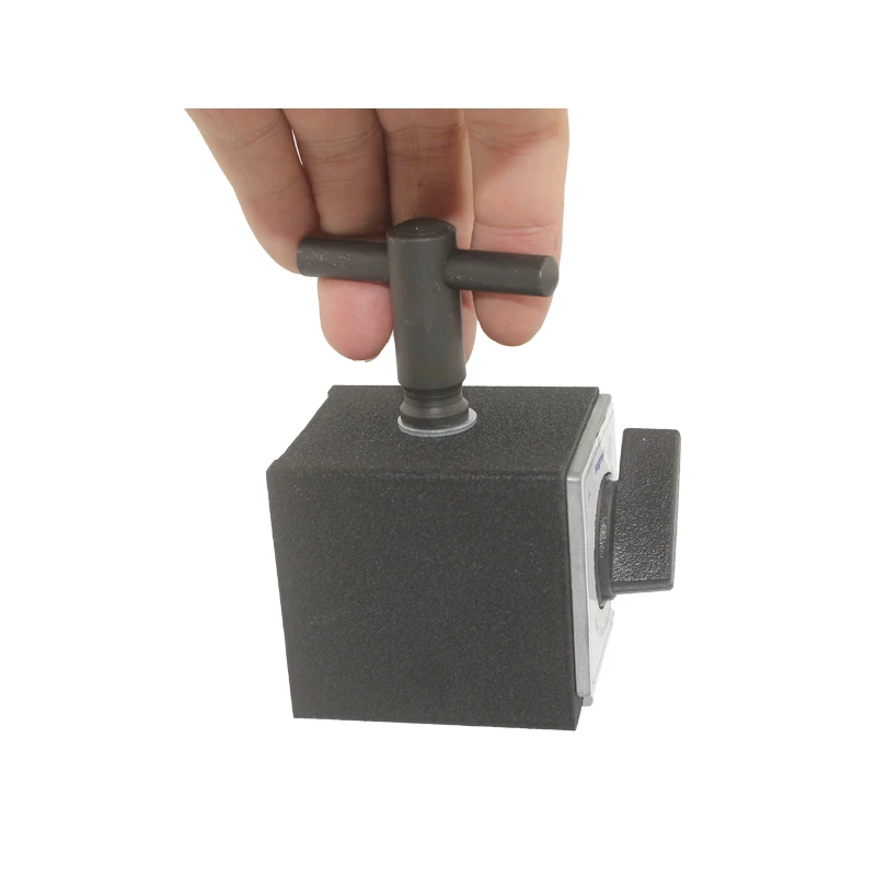 80kg holding force dial indicator stand base Switch on off permanent manual handle magnetic lifter (4)