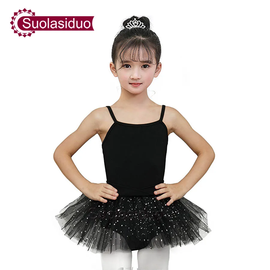

Girls Practice Ballet Dance Skirt Kids Ballet Leotards Dancing Dresses Children Training Clothes Gymnastics Leotards