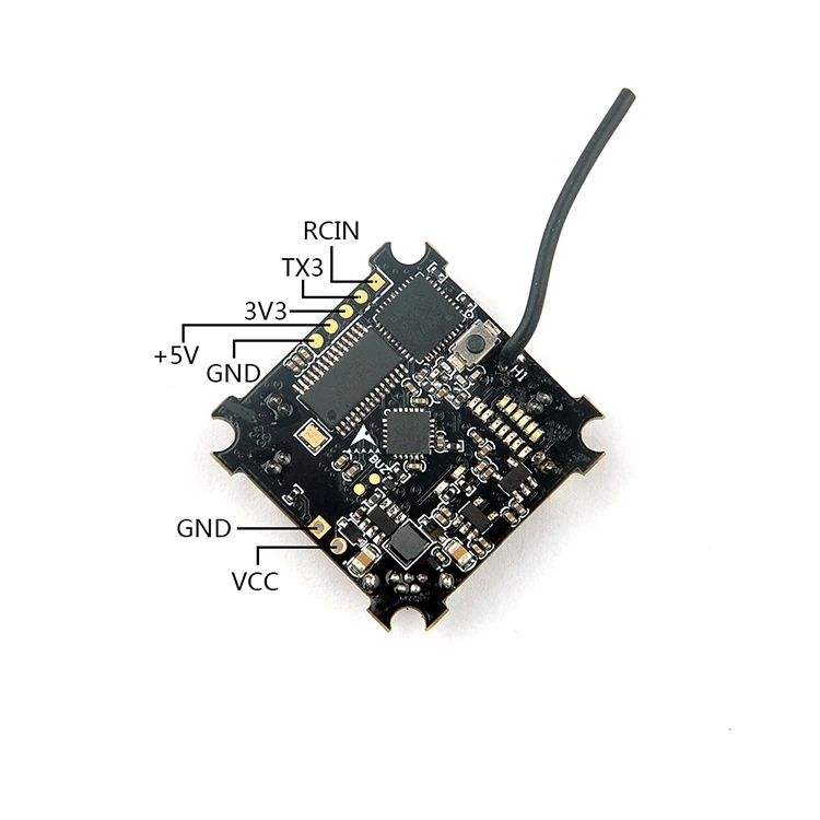 Beecore VTXF3 Матовый контроллер полета для Tiny whoop встроенный Betaflight OSD и 25 МВт VTX