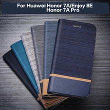 Чехол-бумажник из искусственной кожи для huawei Honor 7A Pro, деловой чехол для телефона huawei Honor 7A, чехол-книжка, Мягкая силиконовая задняя крышка