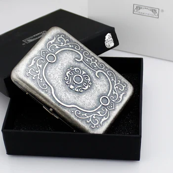 

Retro elegance Cigarette Box 16 Pack Retro Copper Cigarette Case