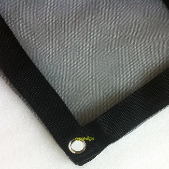

6x6m 20'x20' 20x20 Double-Layer Black Gauze Net Backdrop Cloth For Light Weakening Photographic Background Fabric