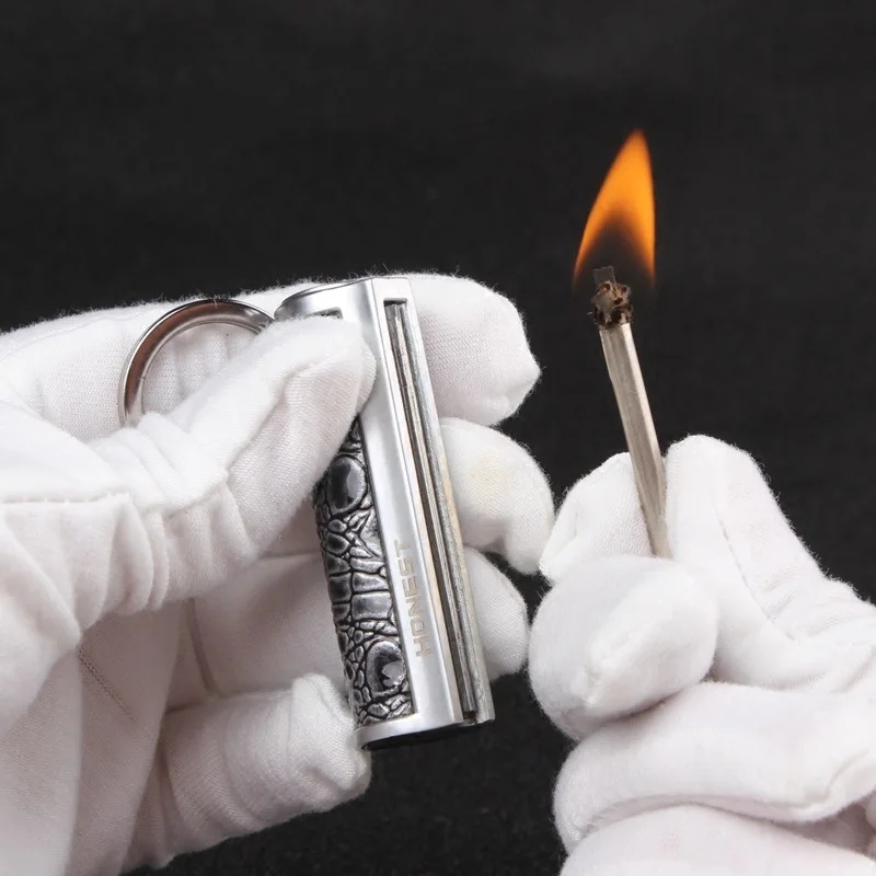 Metal Emergency Fire Starter Flint Match Lighter Metal waterproof