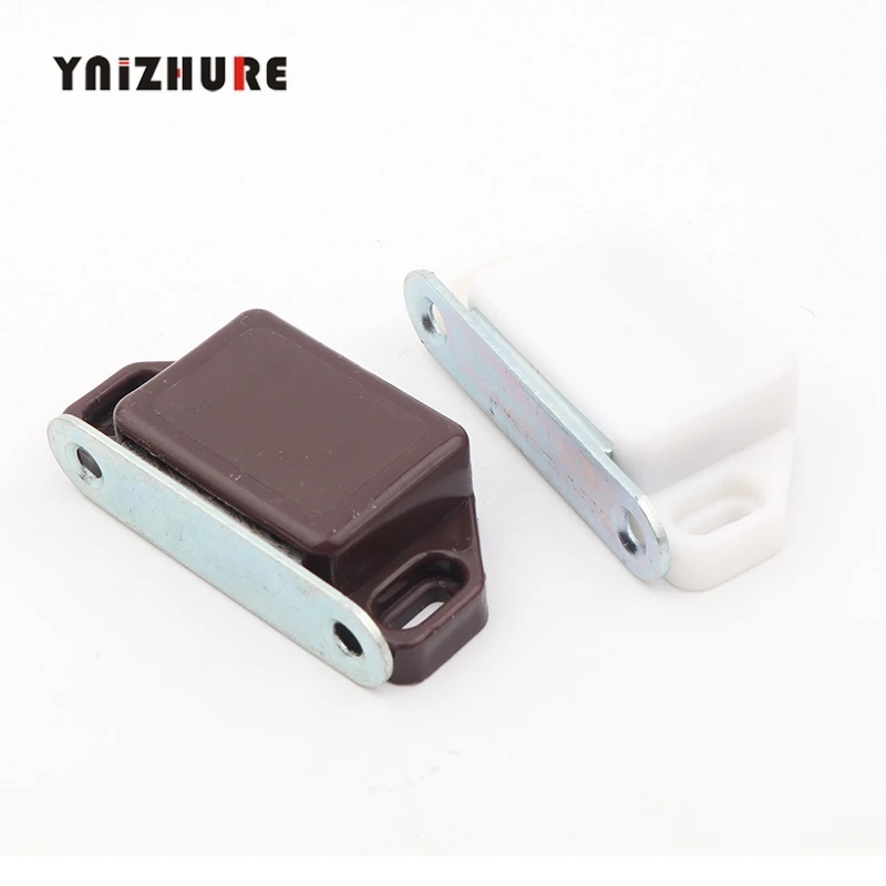 

46*16mm,1PC Magnetic Cabinet Catches Push to Open Touch Kitchen Door Stop Damper Buffers With Screws For Hardware
