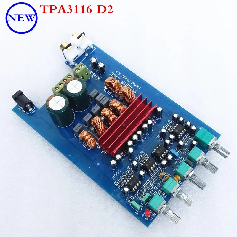 DP1 TPA3116 D2 NE5532* 4 2.1 HIFI AUDIO Digital Amplifier Board 50W*2+ 100W Subwoofer power amplificador board