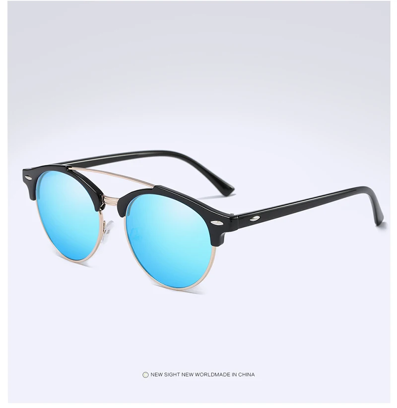 Мужские поляризационные солнцезащитные очки, модные Ретро Винтажные брендовые дизайнерские солнцезащитные очки для Wo мужчин с покрытием, линзы с двойным мостом